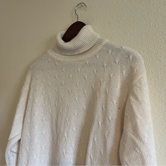 Designer Originals Studio Cream Knit Sweater Size Large - Picture 1 of 8